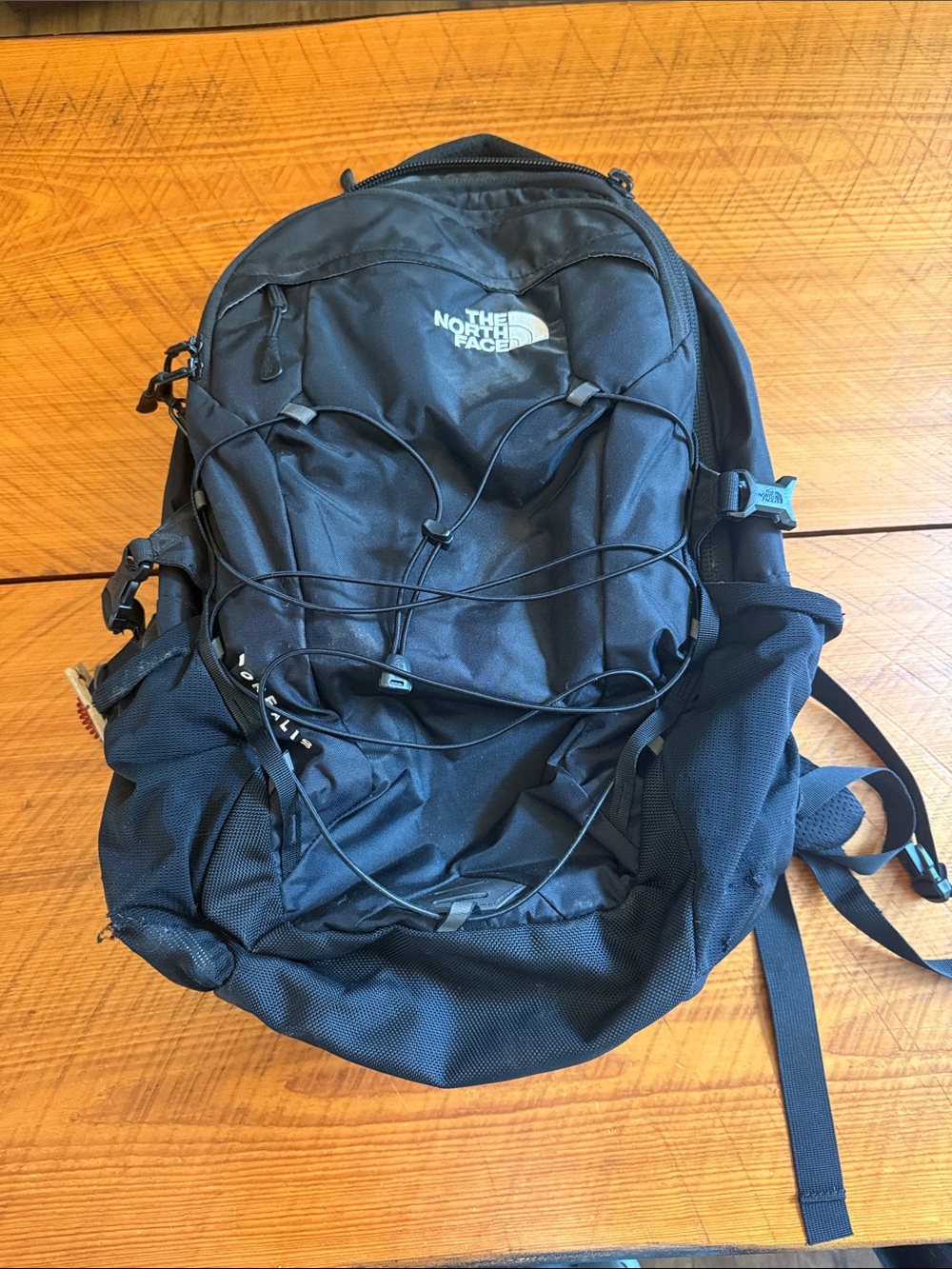 The North Face Black Men's Backpack with External Bungee